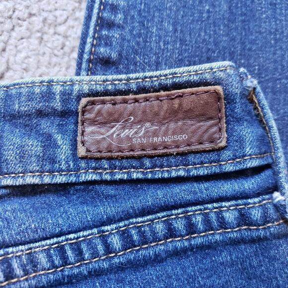 Women's Size 27 Levi's Skinny Low-Rise Bold Curve Blue Jeans - Picture 4 of 7